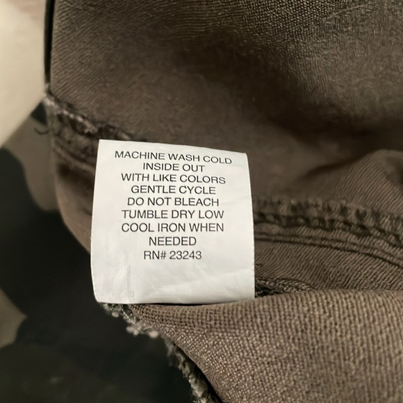 New York and Co soho high waist pull-on leggings XL women’s jean olive camo - Picture 9 of 9